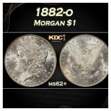 1882-o Morgan Dollar $1 Grades ms62+