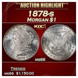 1878-s Morgan Dollar $1 ms66 SEGS