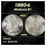 1880-s Morgan Dollar $1 Grades ms66