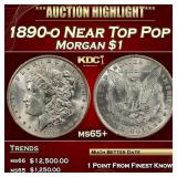 1890-o Morgan Dollar Near Top Pop $1 ms65+ SEGS