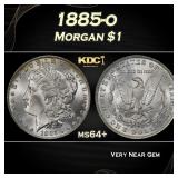 1885-o Morgan Dollar $1 Grades ms64+