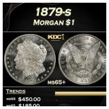 1879-s Morgan Dollar $1 Grades ms65+