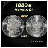 1880-s Morgan Dollar $1 Grades ms64+