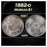 1882-o Morgan Dollar $1 Grades ms63