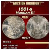 1881-s Morgan Dollar $1 ms67+ SEGS