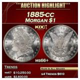 1880-p Morgan Dollar Near Top Pop $1 ms66+ SEGS