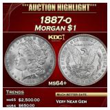 1887-o Morgan Dollar $1 ms64+ SEGS