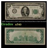 1928A $100 Green Seal Federal Reserve Note "Redeem