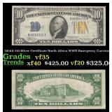 1934A $10 Silver Certificate North Africa WWII Eme