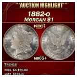1882-o Morgan Dollar $1 ms65+ SEGS