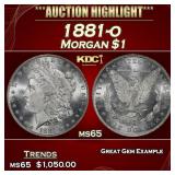 1881-o Morgan Dollar $1 ms65 SEGS