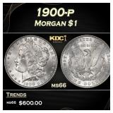 1900-p Morgan Dollar $1 Grades ms66
