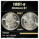 1881-s Morgan Dollar $1 ms66+ SEGS