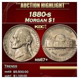 1880-s Morgan Dollar $1 ms67+ SEGS