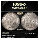 1898-o Morgan Dollar $1 Grades ms64+