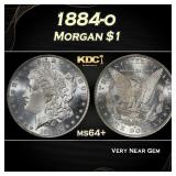 1884-o Morgan Dollar $1 Grades ms64+