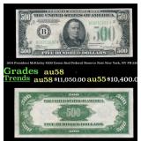 1934 $500 Green Seal Federal Reserve Note Presiden