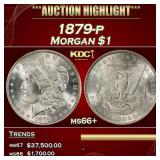 1879-p Morgan Dollar $1 ms66+ SEGS