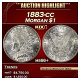 1883-cc Morgan Dollar $1 ms66+ SEGS