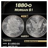 1880-o Morgan Dollar $1 ms63+ SEGS