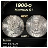 1900-o Morgan Dollar $1 Grades ms65+