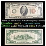1934A $10 FRN Hawaii WWII Emergency Currency Grade