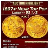 1897-p Gold Liberty Quarter Eagle Near Top Pop $2