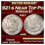 1921-s Morgan Dollar Near Top Pop! $1 ms66 SEGS