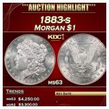 1883-s Morgan Dollar $1 ms63 USCG