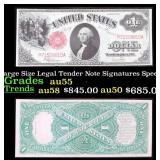 1917 $1 Large Size Legal Tender Note Grades Choice
