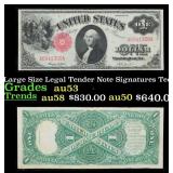 1917 $1 Large Size Legal Tender Note Grades Select