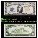 1934A $10 Silver Certificate North Africa WWII Eme