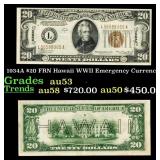 1934A $20 FRN Hawaii WWII Emergency Currency Grade