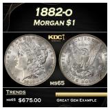 1882-o Morgan Dollar $1 Grades ms65