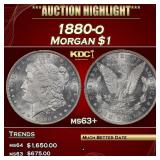 1880-o Morgan Dollar $1 ms63+ SEGS