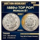 1889-o Morgan Dollar TOP POP! $1 ms66+ SEGS