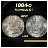 1884-o Morgan Dollar $1 Grades ms64