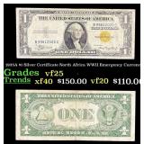 1935A $1 Silver Certificate North Africa WWII Emer