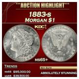 1883-s Morgan Dollar $1 ms65+ SEGS