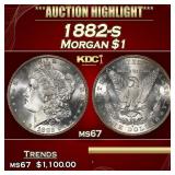 1882-s Morgan Dollar $1 ms67 SEGS