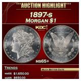 1897-s Morgan Dollar $1 ms65+ SEGS