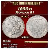 1896-o Morgan Dollar $1 ms62+ USCG