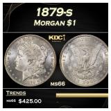 1879-s Morgan Dollar $1 Grades ms66