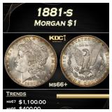 1881-s Morgan Dollar $1 ms66+ SEGS