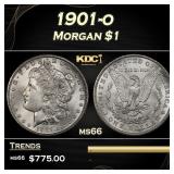 1901-o Morgan Dollar $1 Grades ms66