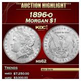 1896-o Morgan Dollar $1 ms62 USCG