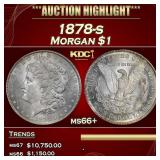 1878-s Morgan Dollar $1 ms66+ SEGS