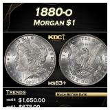 1880-o Morgan Dollar $1 ms63+ SEGS