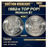 1882-s Morgan Dollar TOP POP! $1 ms68+ SEGS
