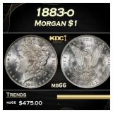 1883-o Morgan Dollar $1 Grades ms66
